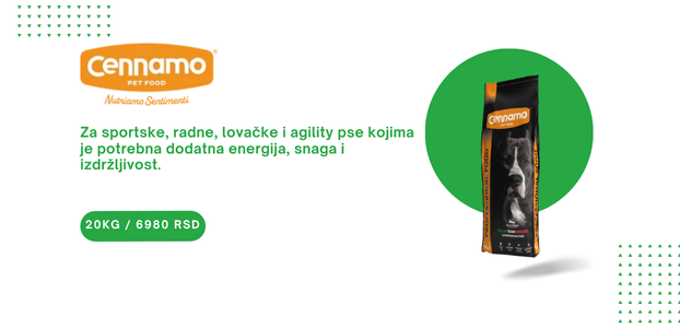 Za sportske, radne, lovačke i agility pse kojima je potrebna dodatna energija, snaga i izdržljivost.