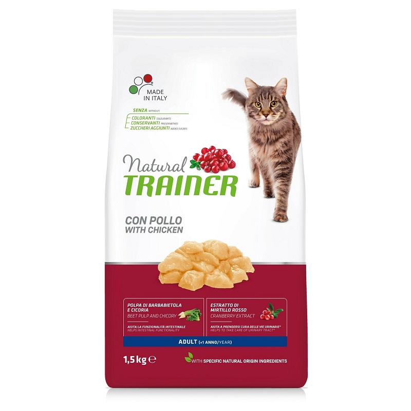 Natural TRAINER hrana za odrasle mačke piletina 1.5kg