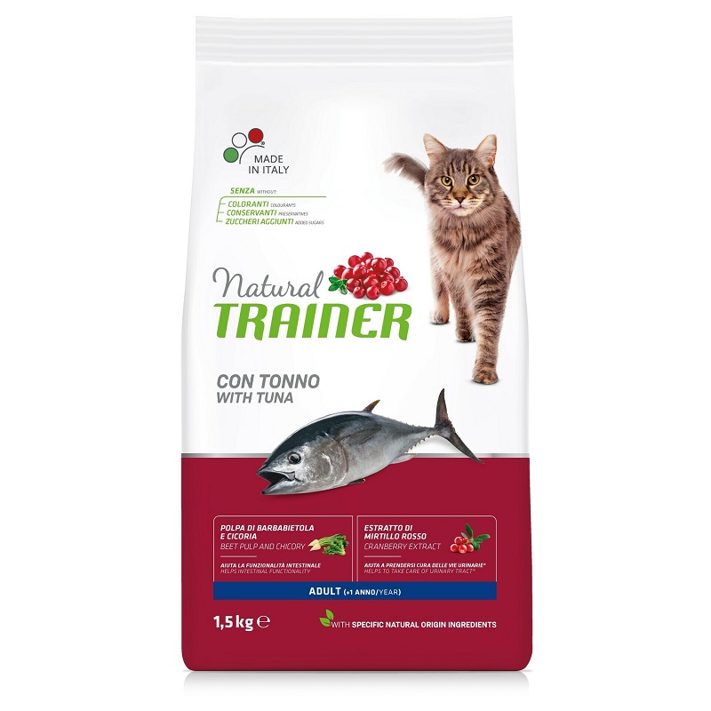 Natural TRAINER hrana za odrasle mačke tunjevina 1.5kg