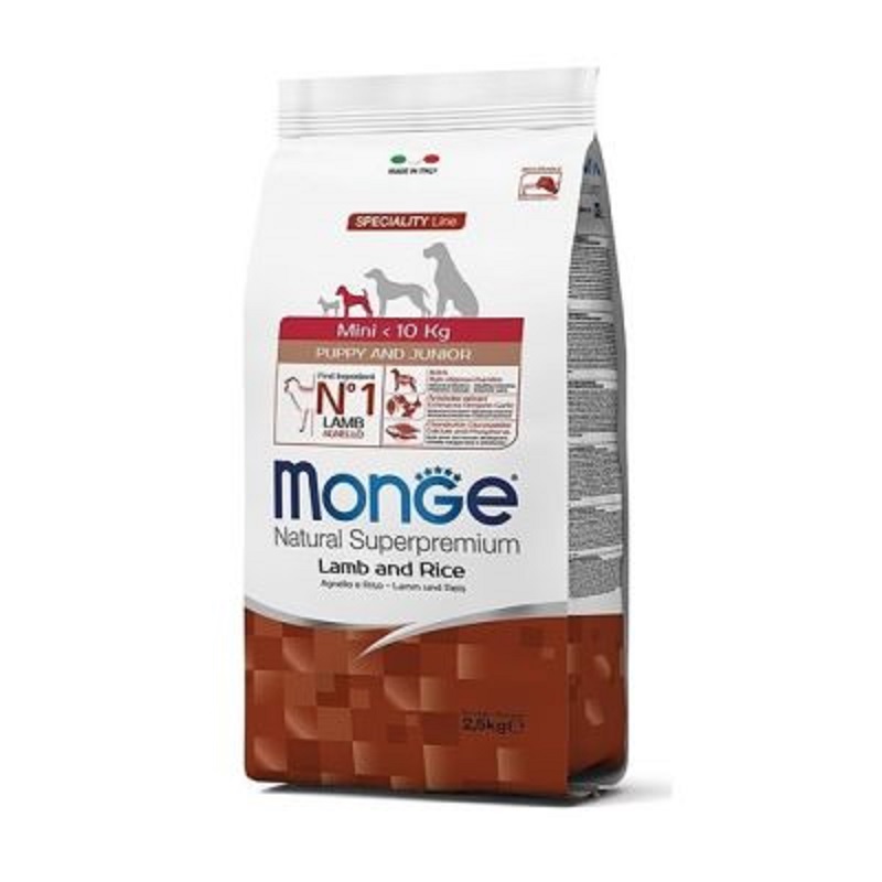 Monge PUPPY and JUNIOR hrana za štence jagnjetina 2.5kg