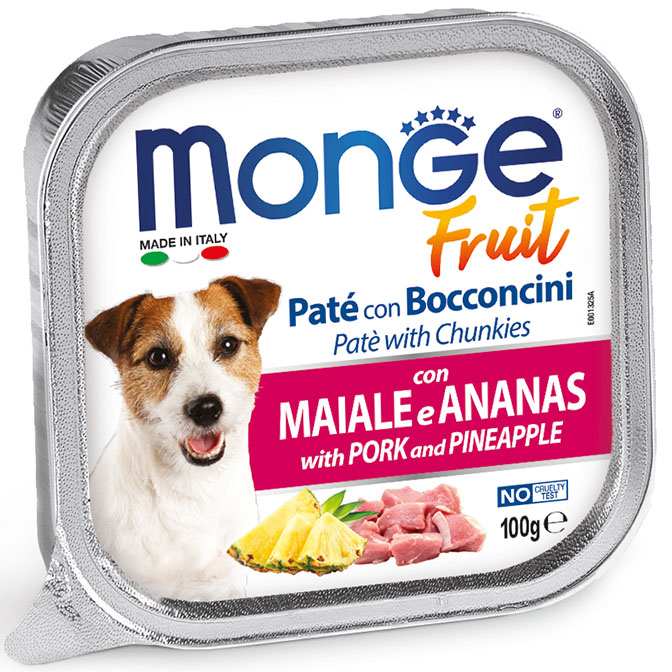 Monge Fruit pašteta svinjetina i ananas 100g 