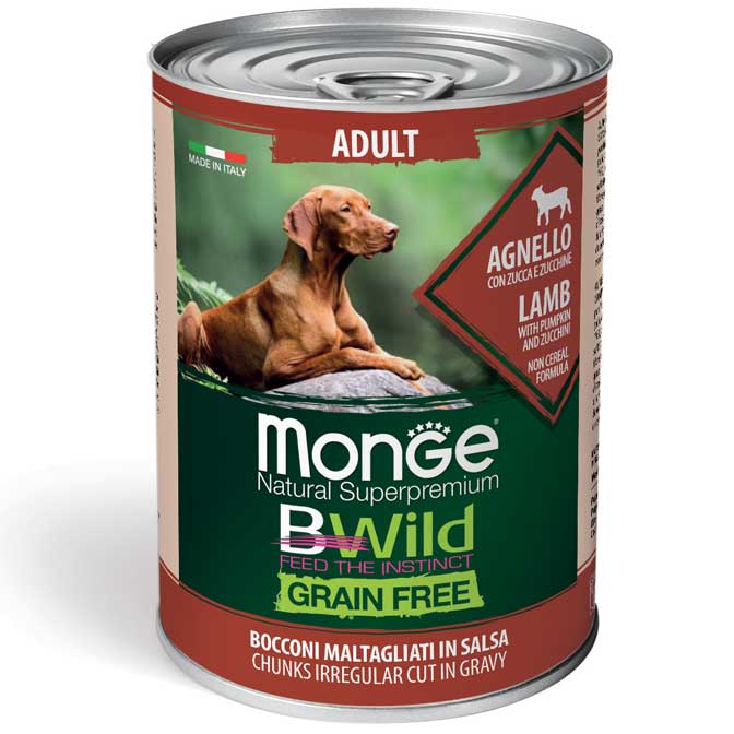 Monge Bwild Adult konzerva za pse jagnjetina 400g |