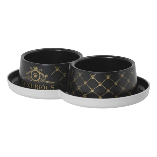 Moderna Double Trendy Dinner Luxurious Small cinija za pse 2x350ml 